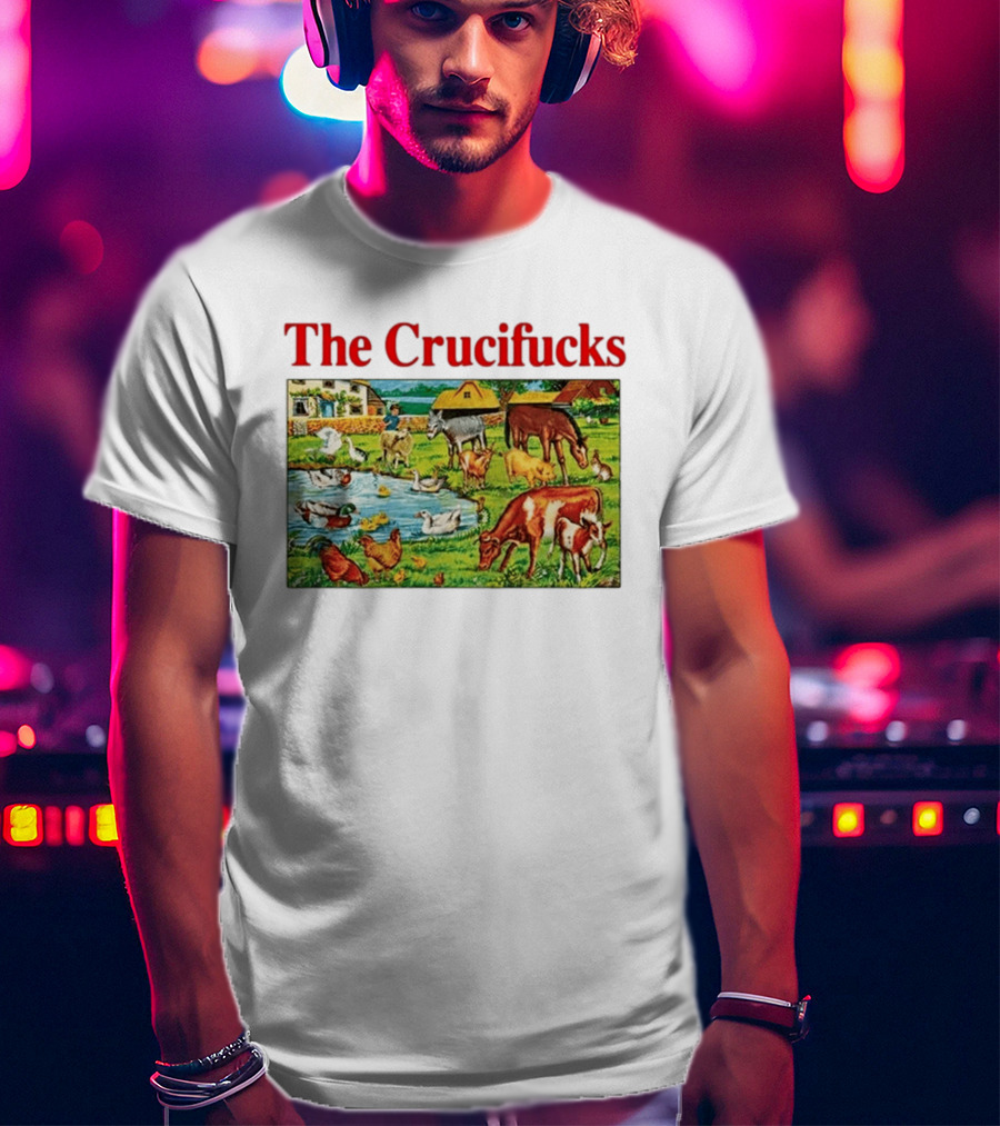 Alternative Tentacles Records The Crucifucks Farmyard T-Shirt