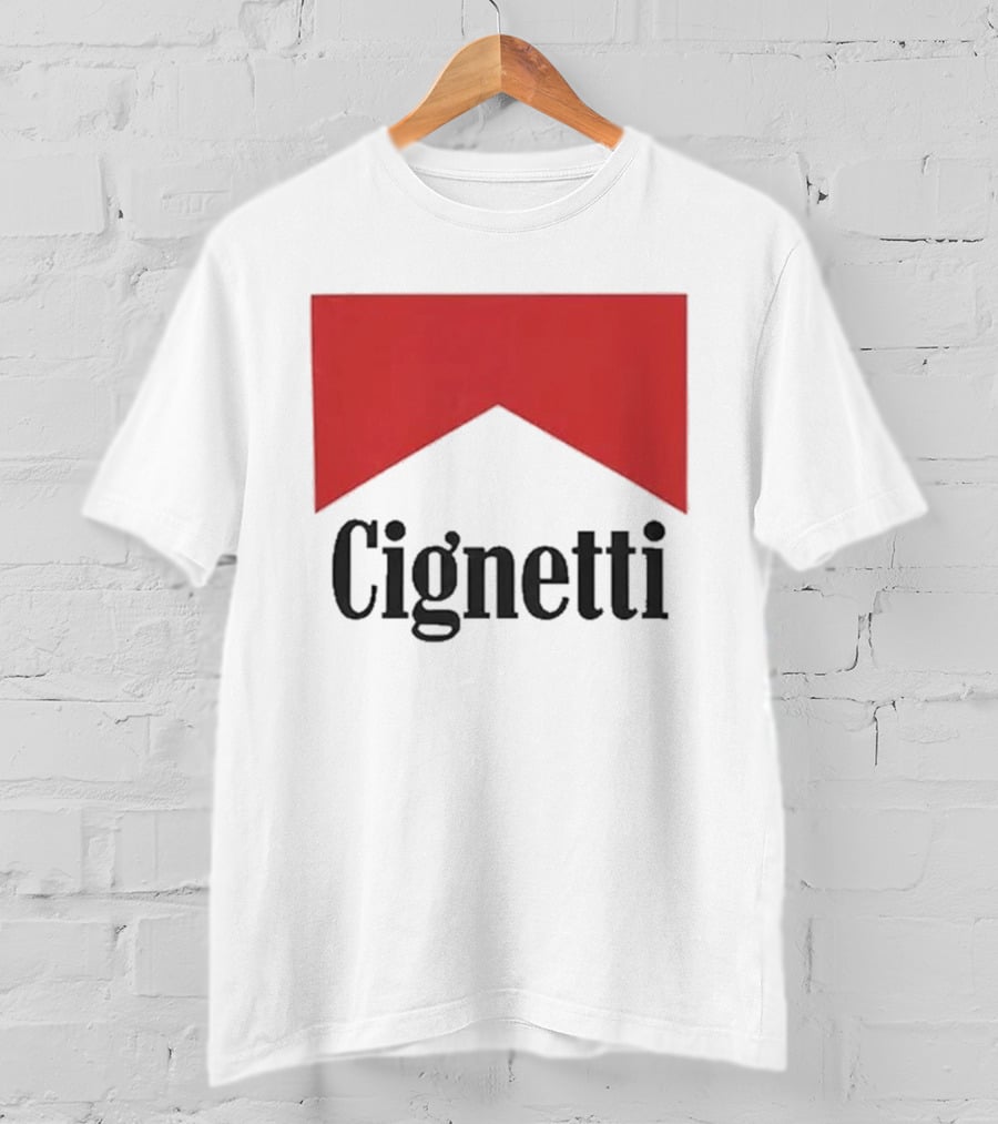 Cignetti Cigarette Red Banner T-Shirt