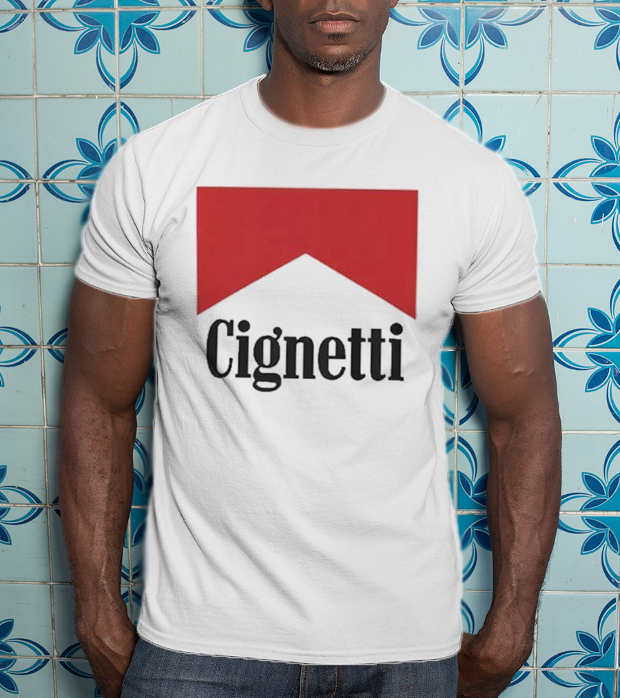 Cignetti Cigarette Red Banner T-Shirt