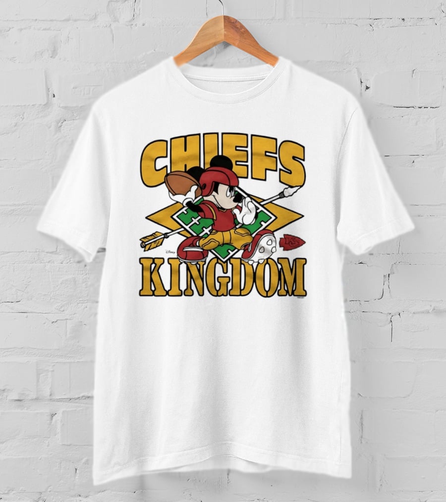 Chiefs Kingdom Mickey Mouse Kansas City Football 2026 T-Shirt