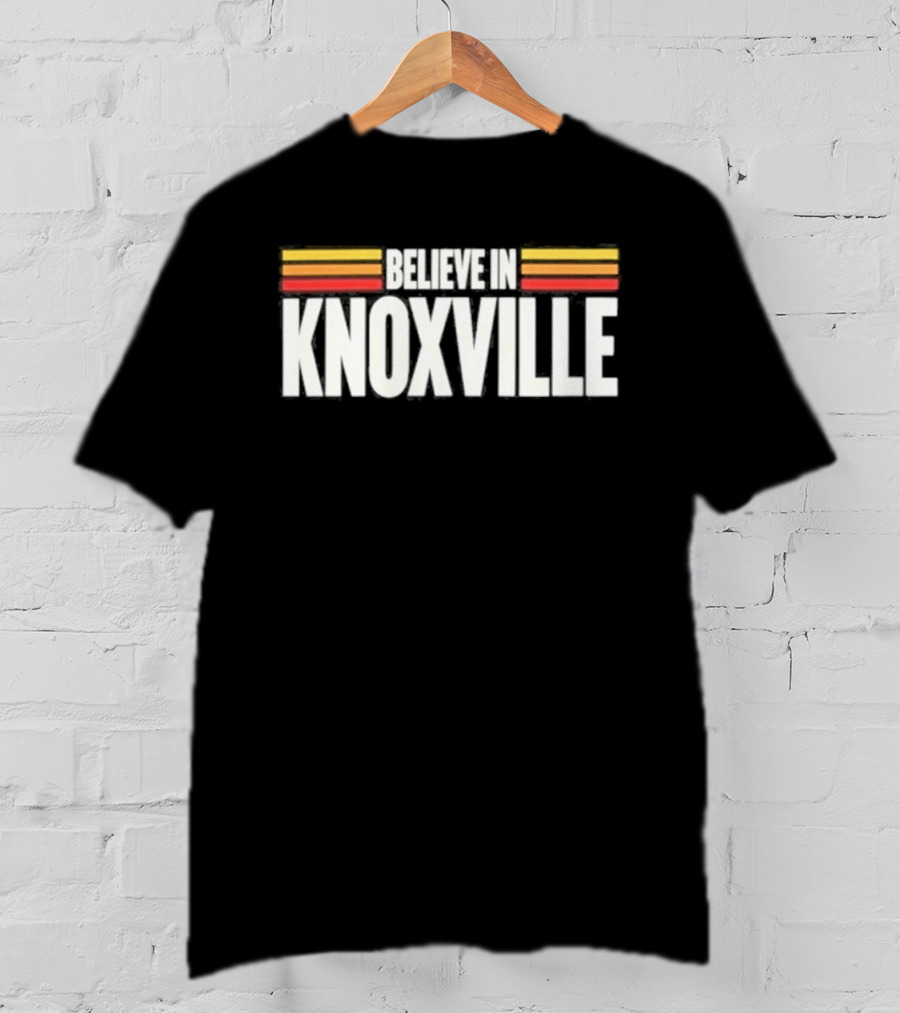 Believe In Knoxville Vintage Stripes T-Shirt