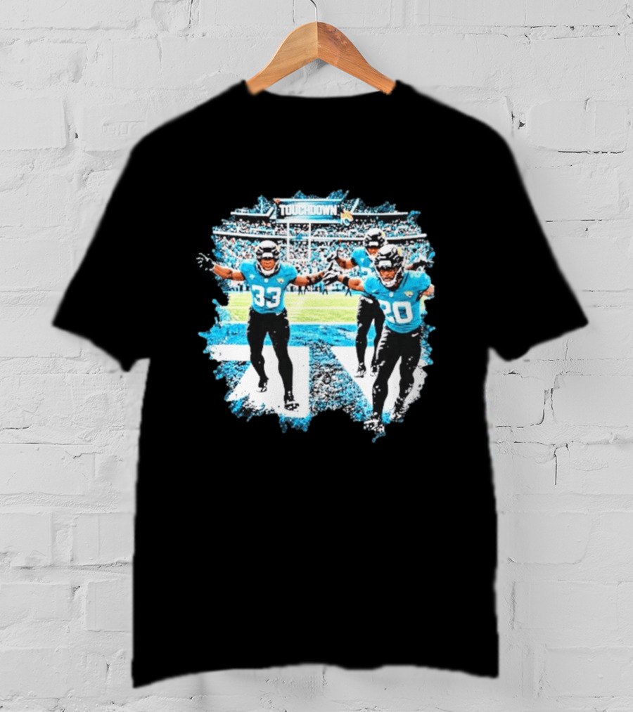 Bhayshul Tuten Tip Toe Touchdown Jaguars 33 20 Stadium Celebration T-Shirt