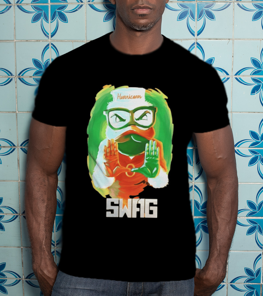Miami Hurricanes Sebastian Hurricane U Swag T-Shirt