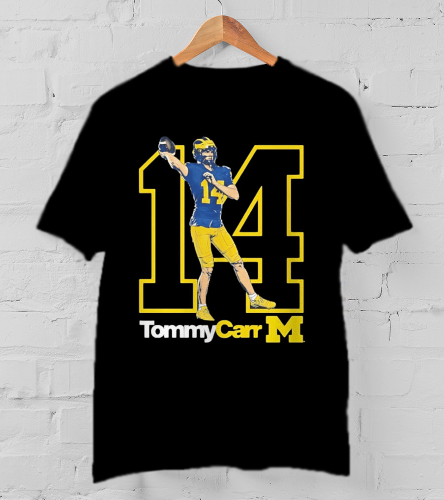 Tommy Carr Michigan Wolverines 14 T-Shirt