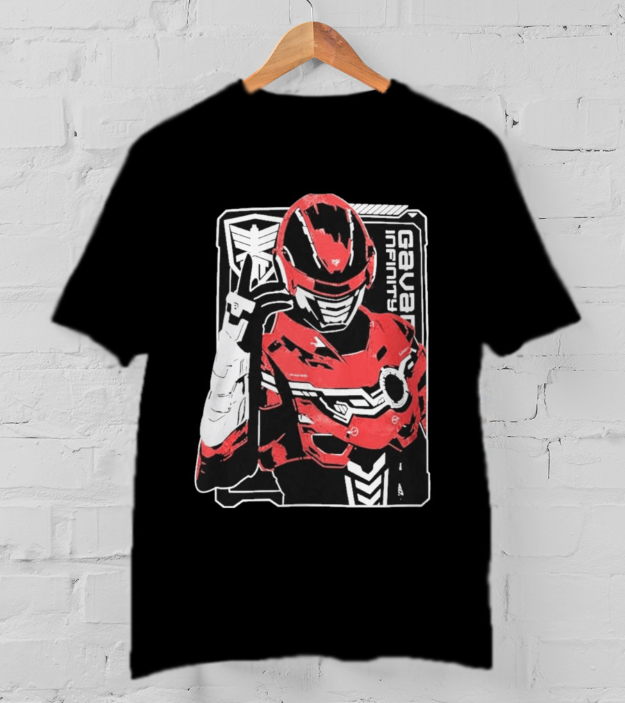 Gavan Infinity Red Armor Tactical Suit T-Shirt