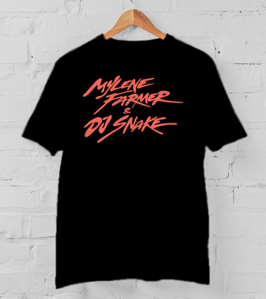 Mylene Farmer DJ Snake Collaboration Merchandising T-Shirt