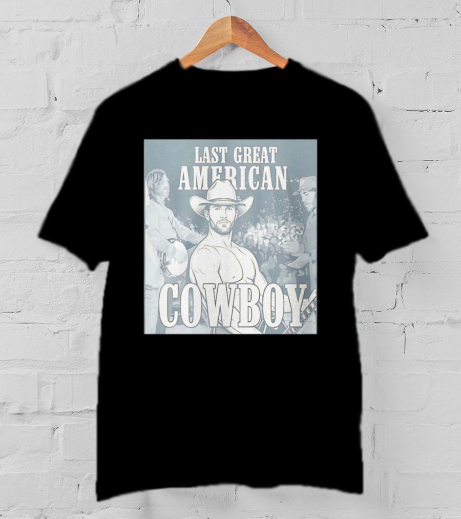 Noah Le Gros Last Great American Cowboy Zach Bryan Concert T-Shirt