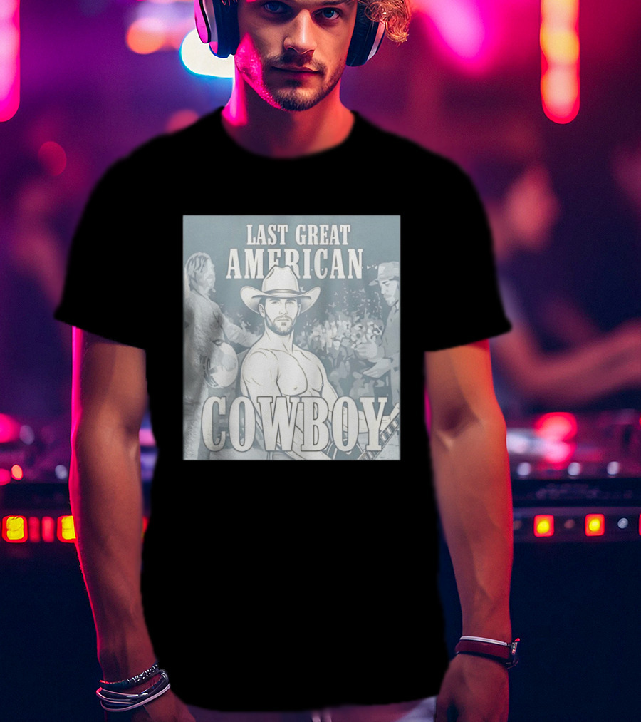 Noah Le Gros Last Great American Cowboy Zach Bryan Concert T-Shirt