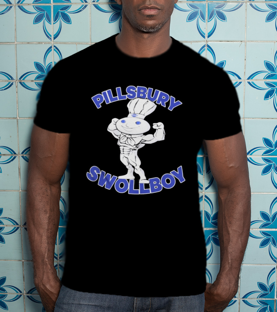 Pillsbury Swollboy Buff Doughboy Bodybuilding T-Shirt