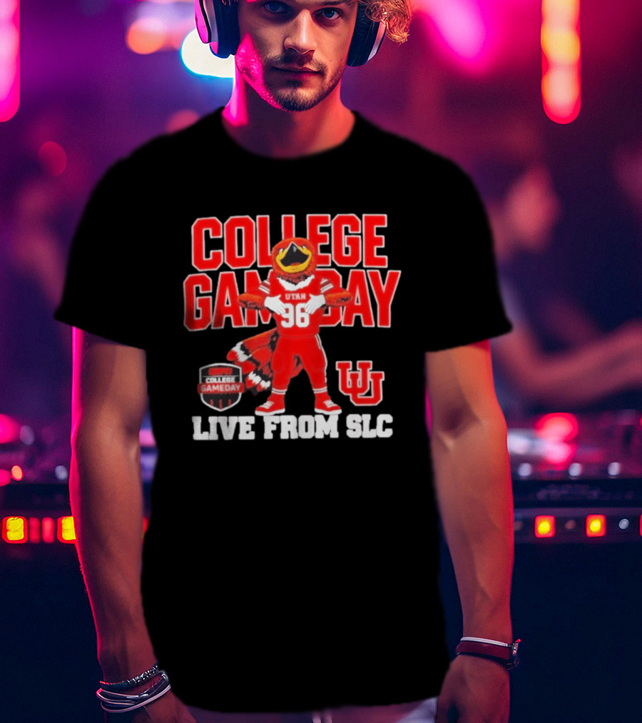 College GameDay Live From SLC Utah Utes Swoop 96 T-Shirt