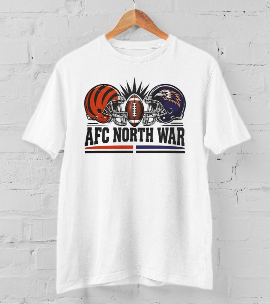 AFC North War Cincinnati Bengals Baltimore Ravens Rivalry Matchup T-Shirt