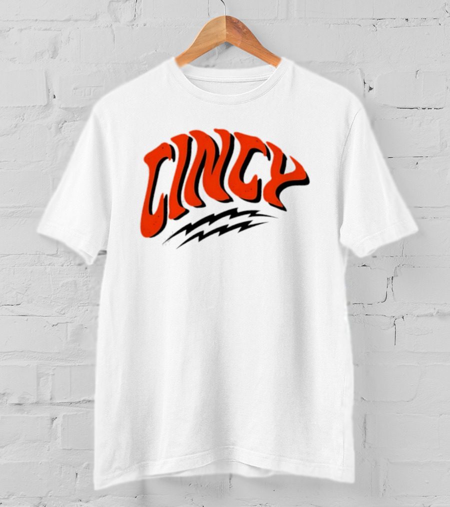 Cincy Warped Cincinnati Bengals Football Team Spirit T-Shirt