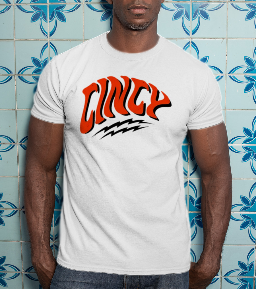 Cincy Warped Cincinnati Bengals Football Team Spirit T-Shirt