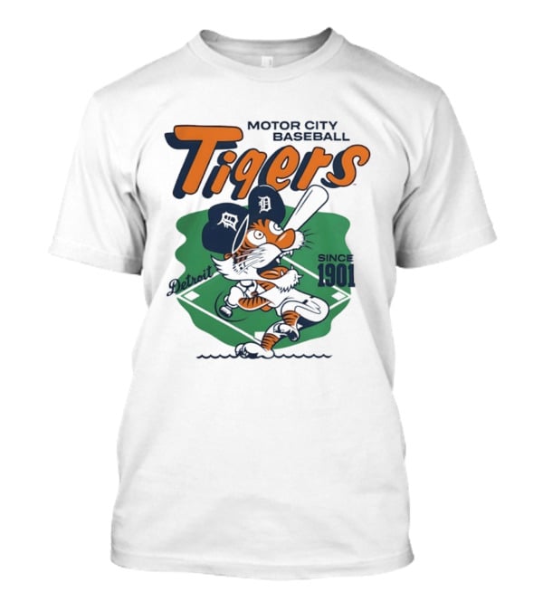 Motor City Baseball Detroit Tigers Since 1901 T-Shirt