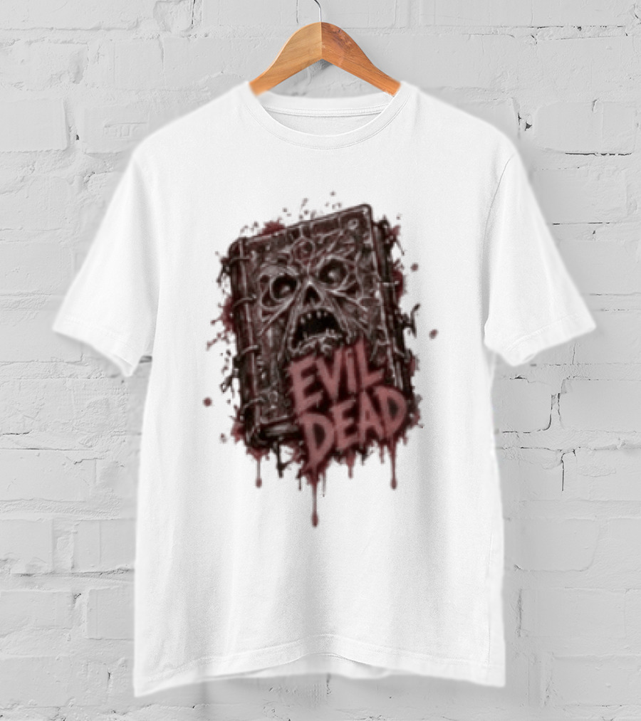 Evil Dead Horror Icon Blood Splatter T-Shirt