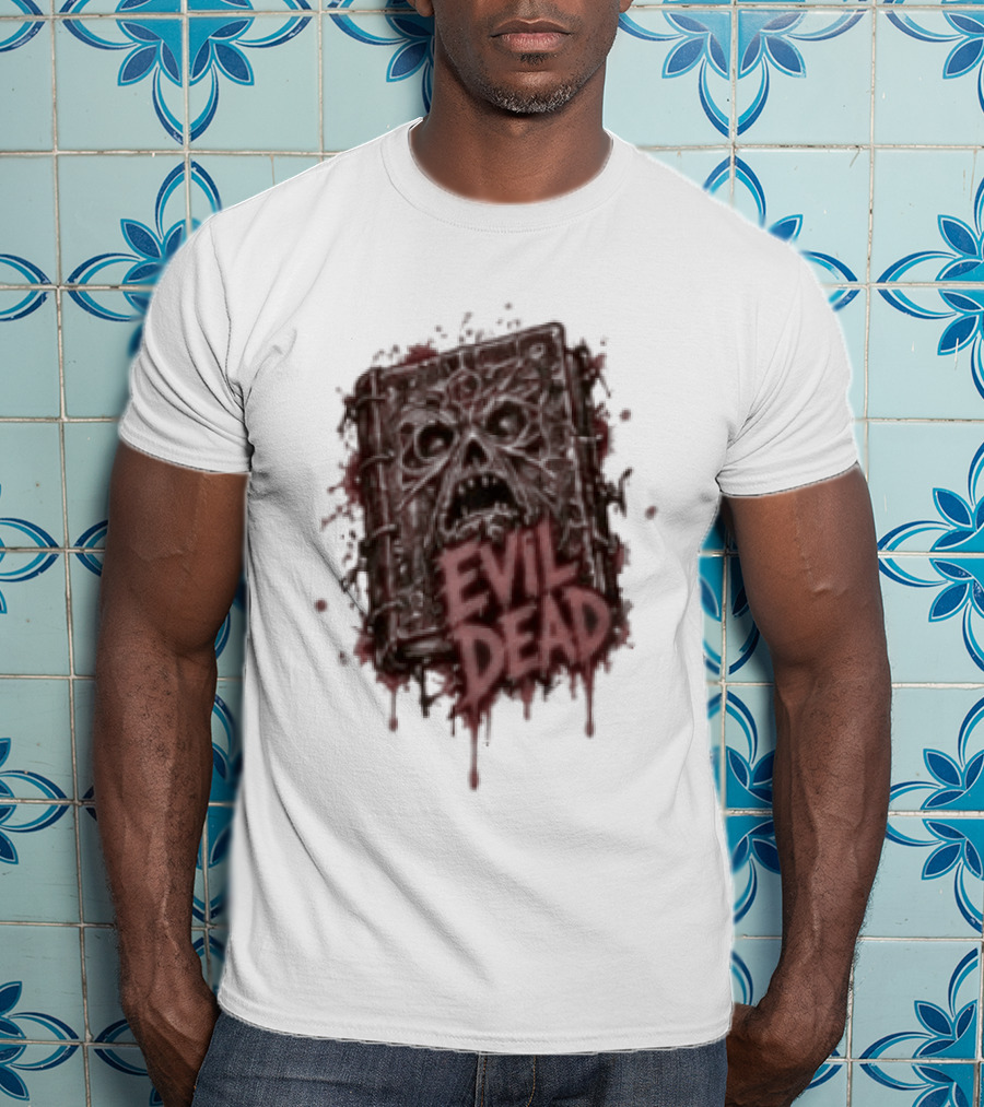 Evil Dead Horror Icon Blood Splatter T-Shirt