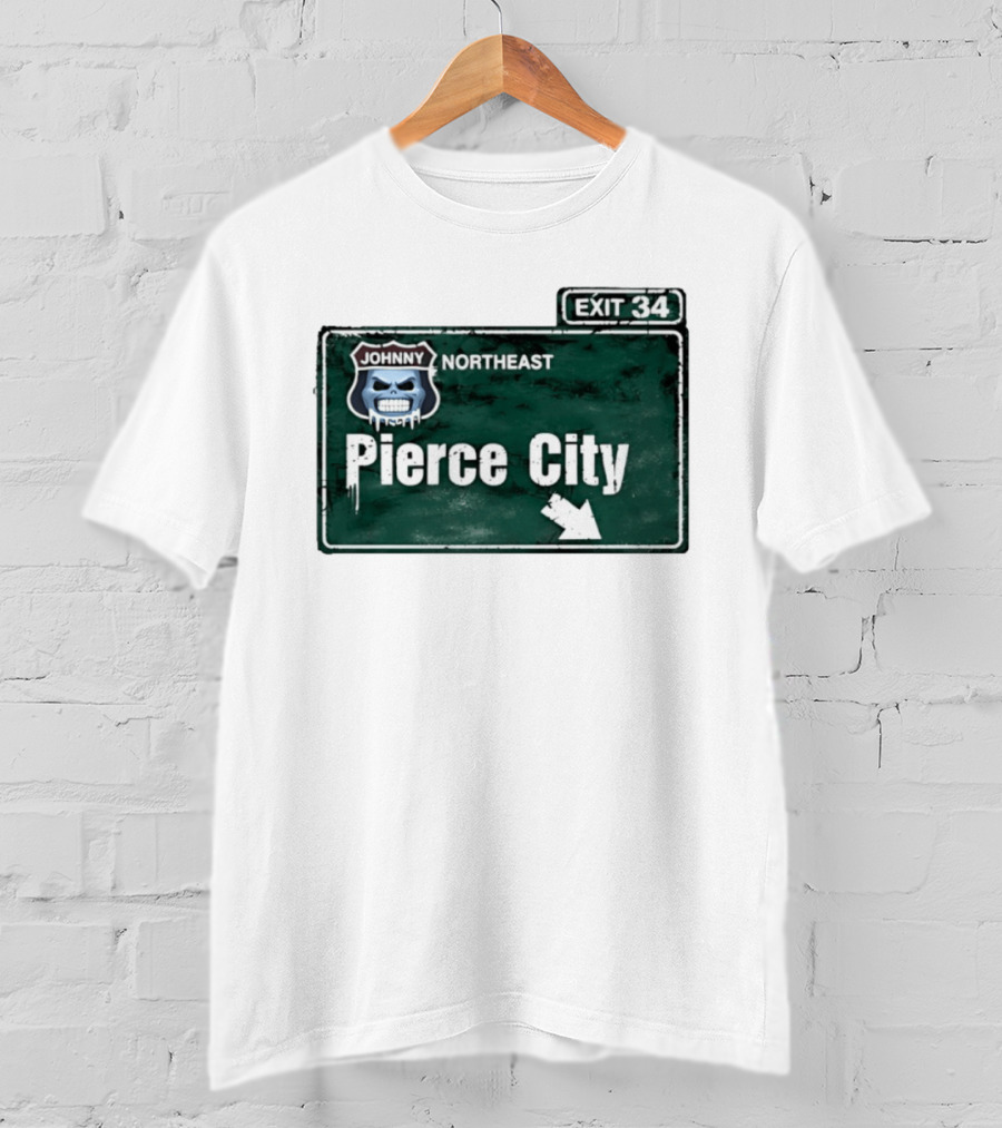 Johnny Northeast Pierce City Exit 34 T-Shirt