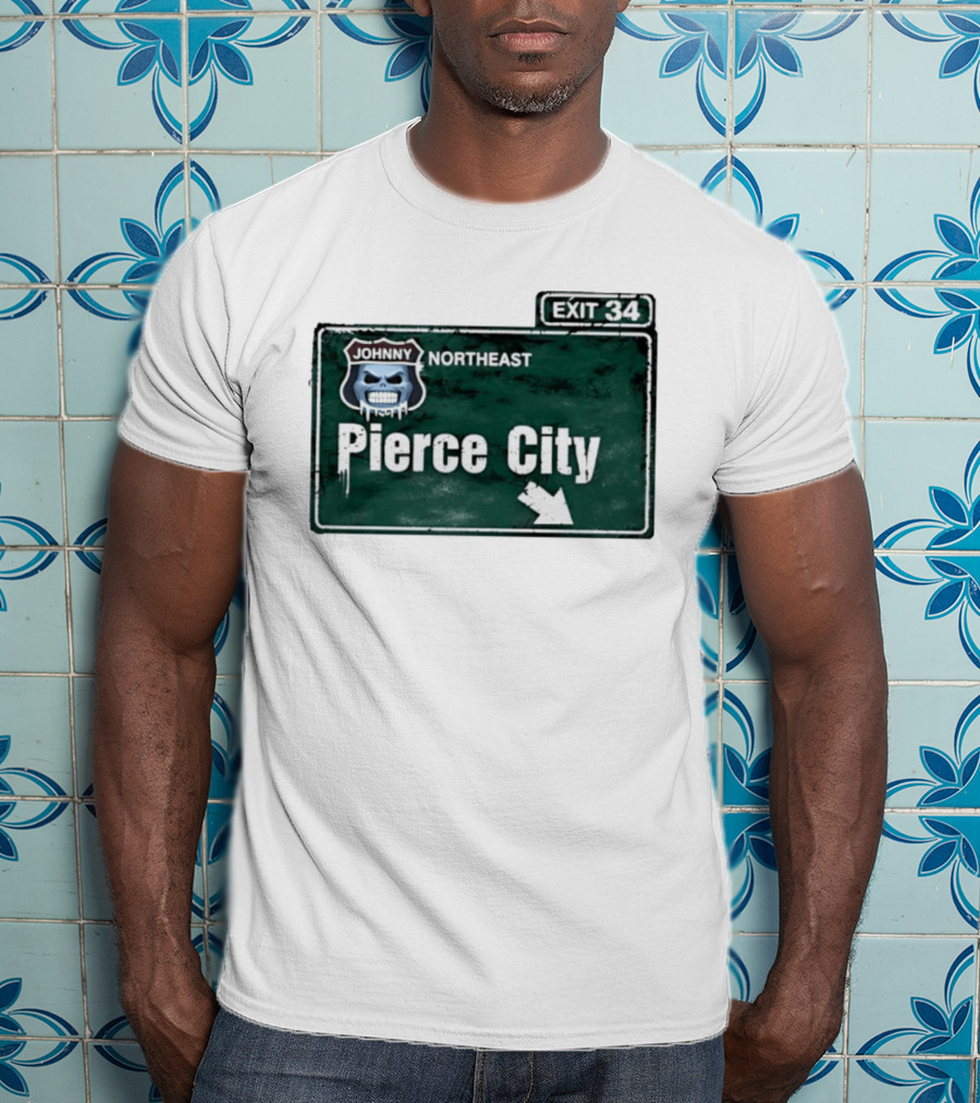 Johnny Northeast Pierce City Exit 34 T-Shirt