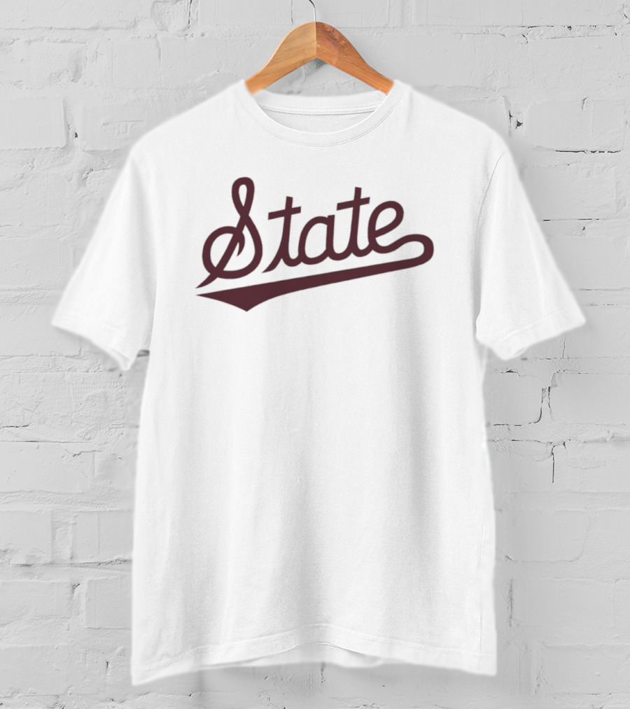 Mississippi State Bulldogs State Script 2026 T-Shirt