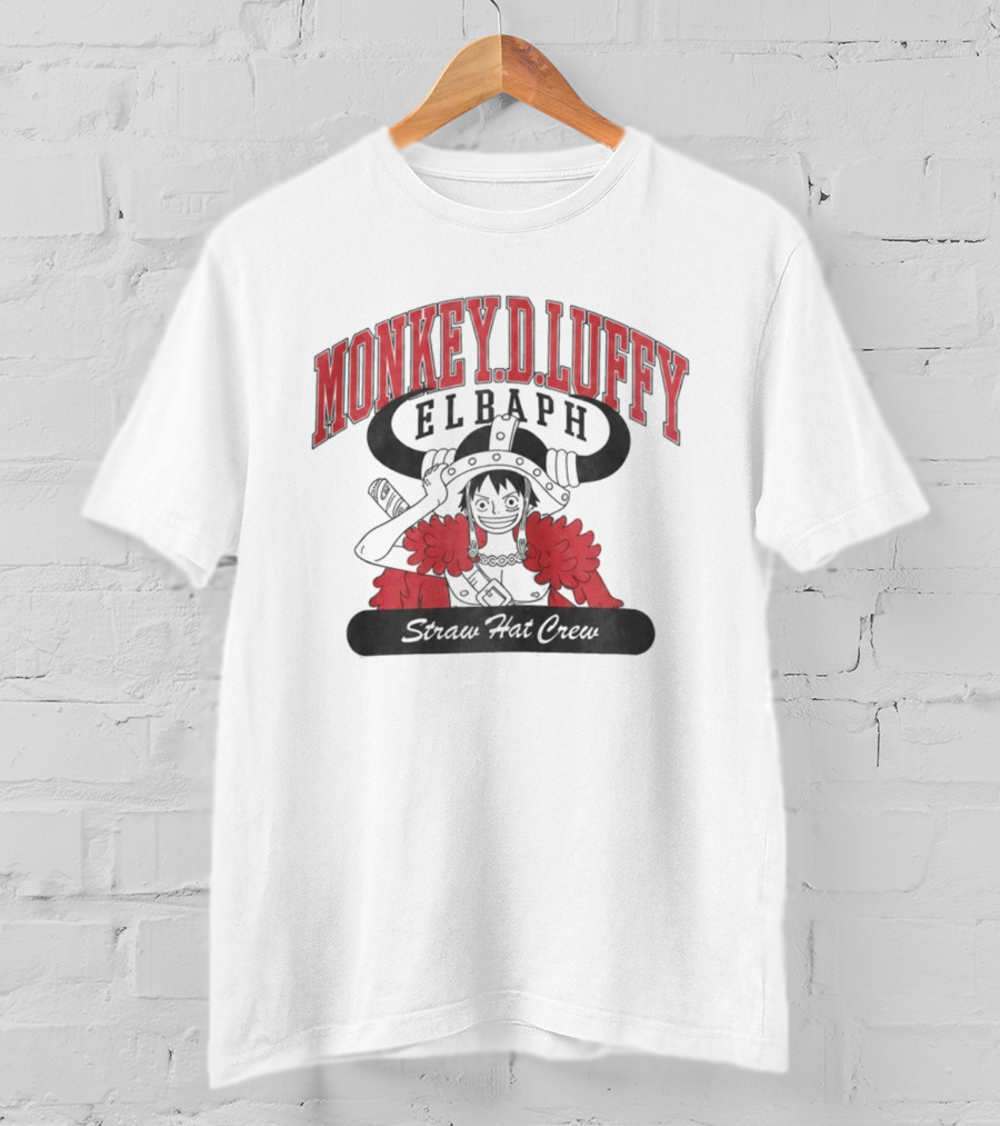 Monkey D. Luffy Elbaf Straw Hat Crew One Piece T-Shirt