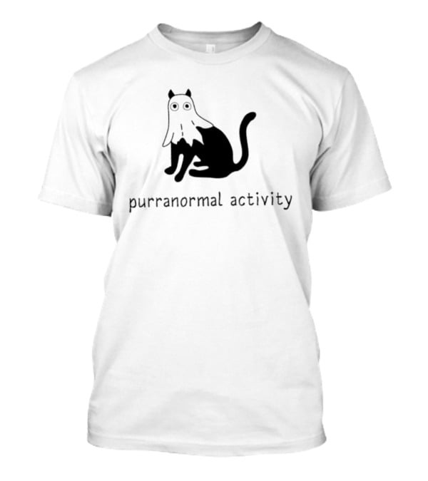 Purranormal Activity Ghost Cat Halloween 2026 T-Shirt