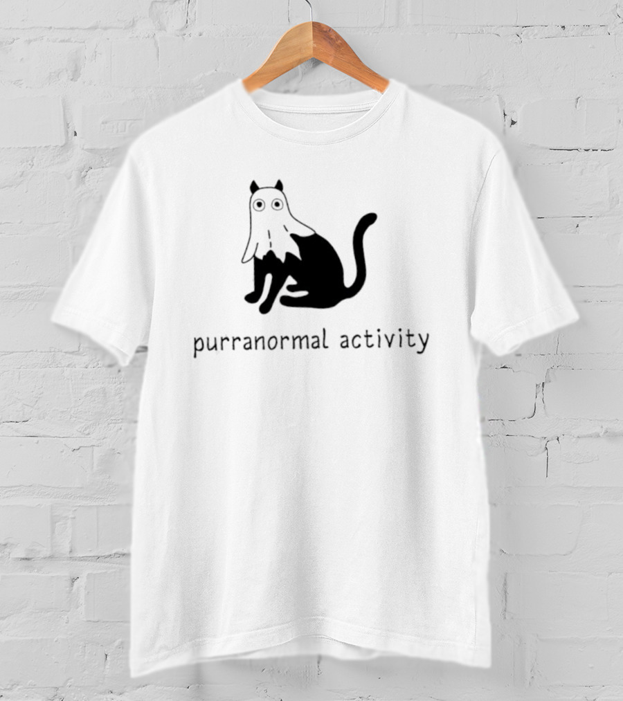 Purranormal Activity Ghost Cat Halloween 2026 T-Shirt
