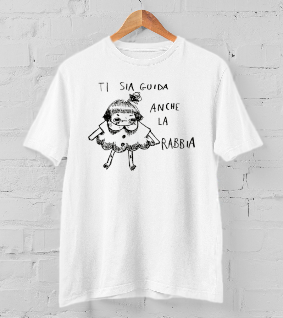 Ti Sia Guida Anche La Rabbia Emozioni Character Drawing T-Shirt