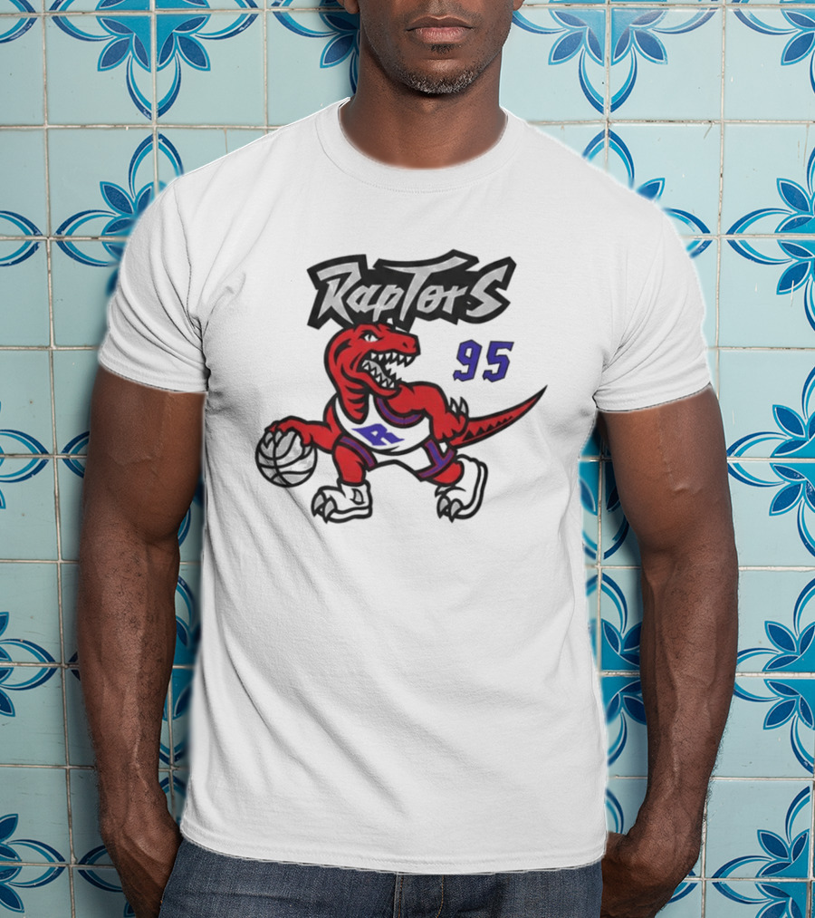 Toronto Raptors Retro 95 Dinosaur Basketball Raptors T-Shirt