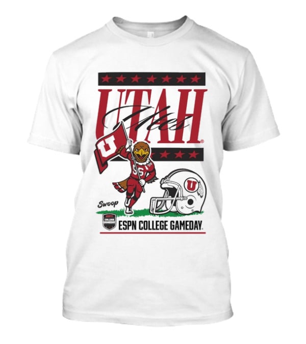 Utah Utes Swoop ESPN College GameDay Football Spirit 2026 Salt Lake City T-Shirt