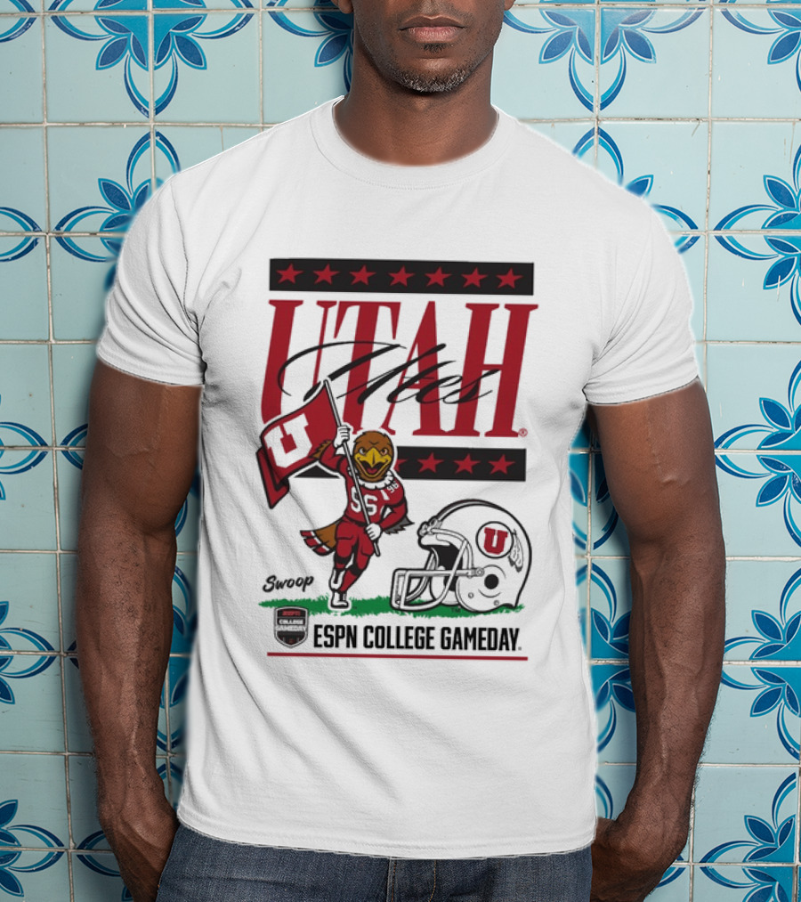 Utah Utes Swoop ESPN College GameDay Football Spirit 2026 Salt Lake City T-Shirt