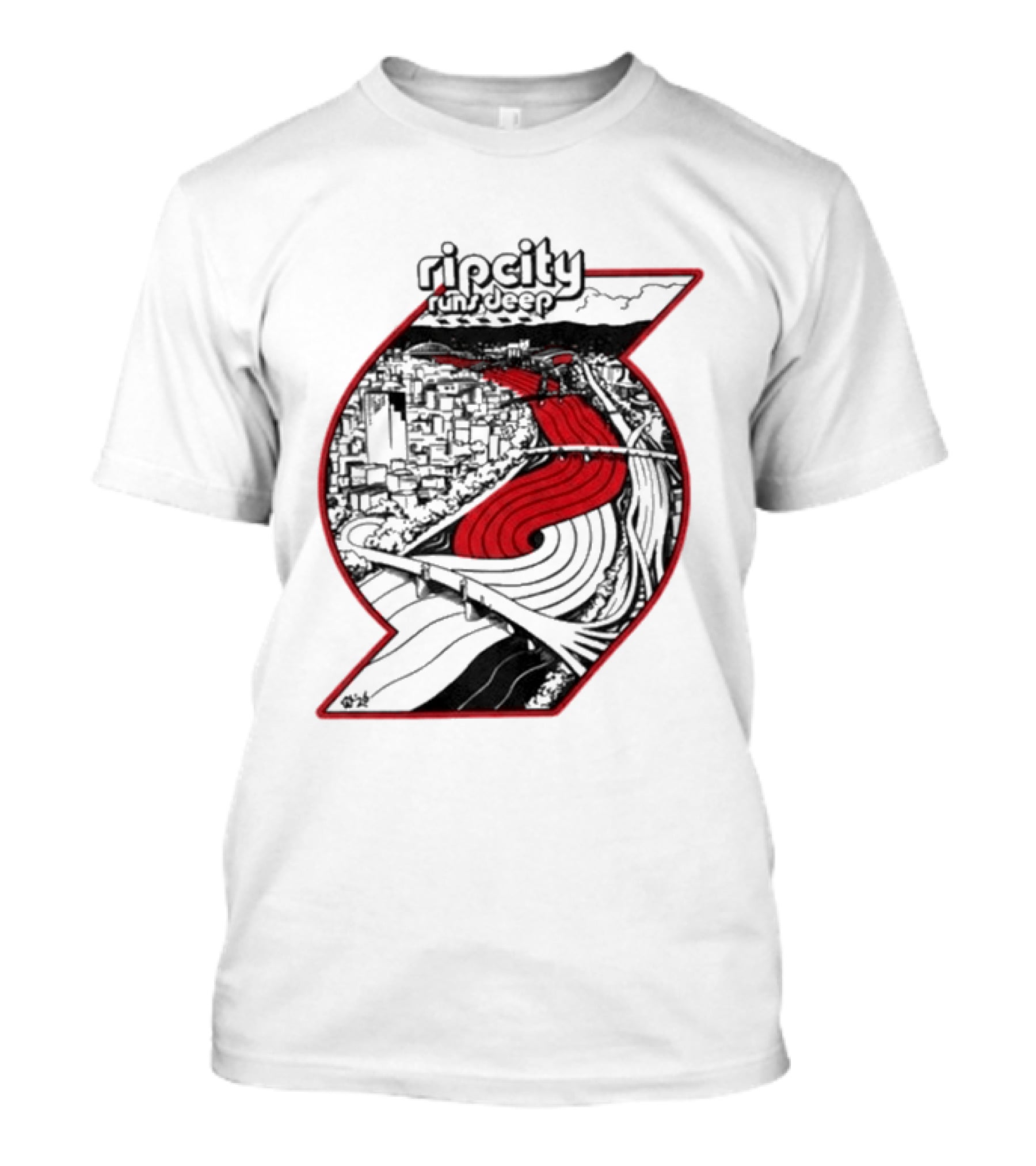 Rip City Runs Deep Trail Blazers 2026 27 Opening Night T-Shirt