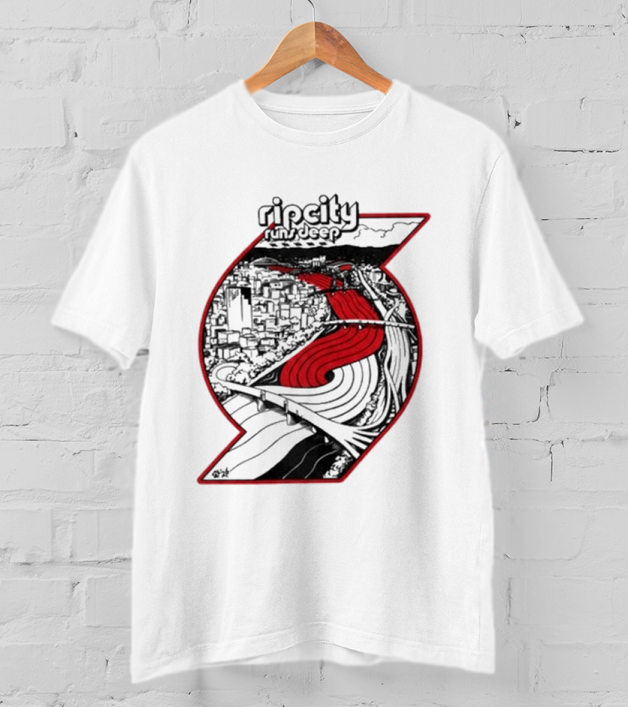 Rip City Runs Deep Trail Blazers 2026 27 Opening Night T-Shirt
