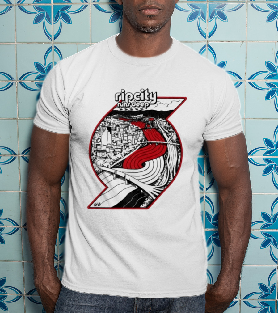 Rip City Runs Deep Trail Blazers 2026 27 Opening Night T-Shirt
