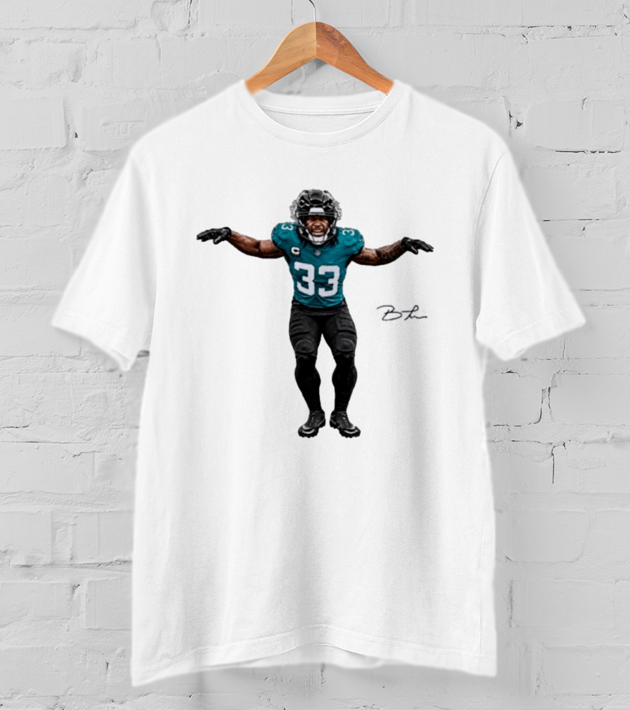 Bhayshul Tuten Tip Toeing Football Meme Number 33 T-Shirt