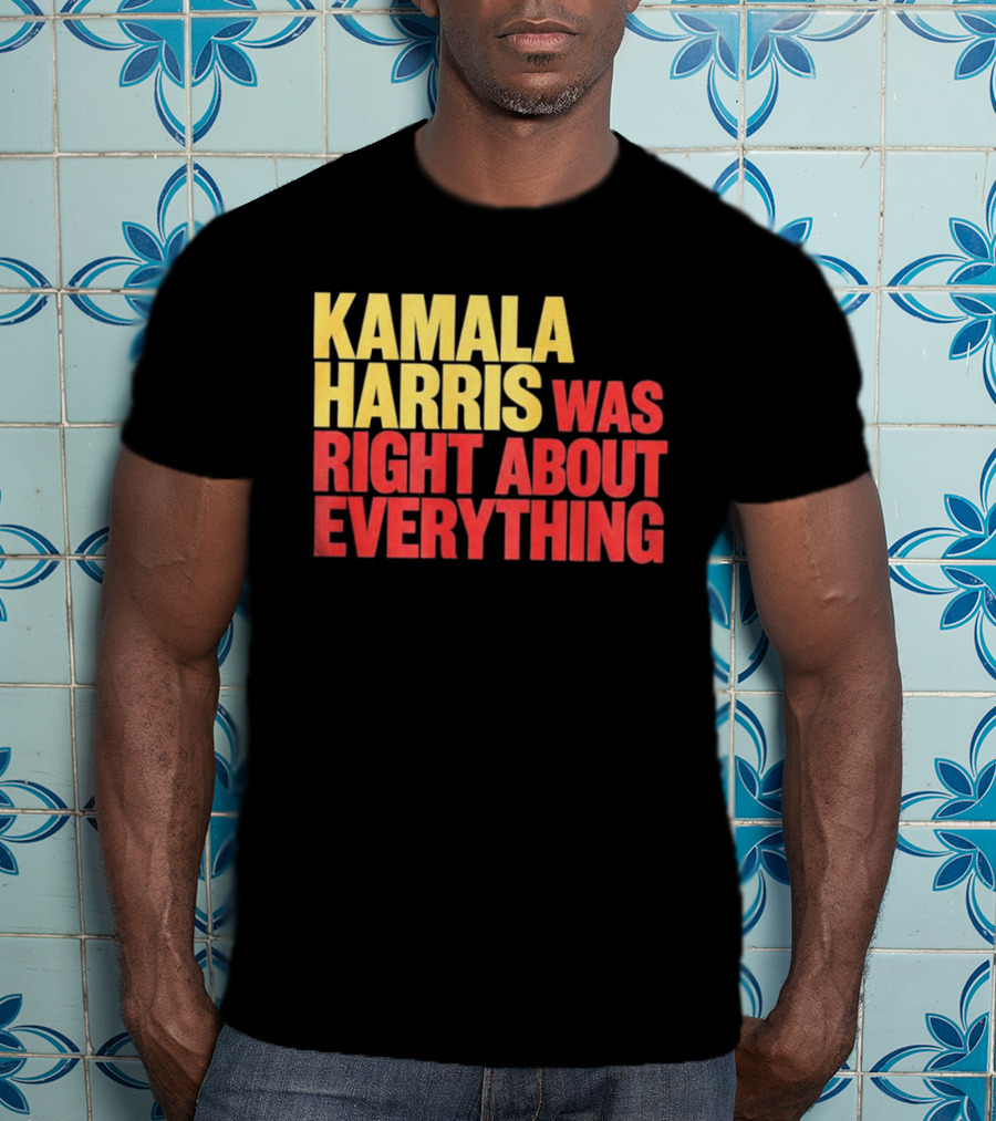 Kamala Harris Was Right About Everything 2028 T-Shirt