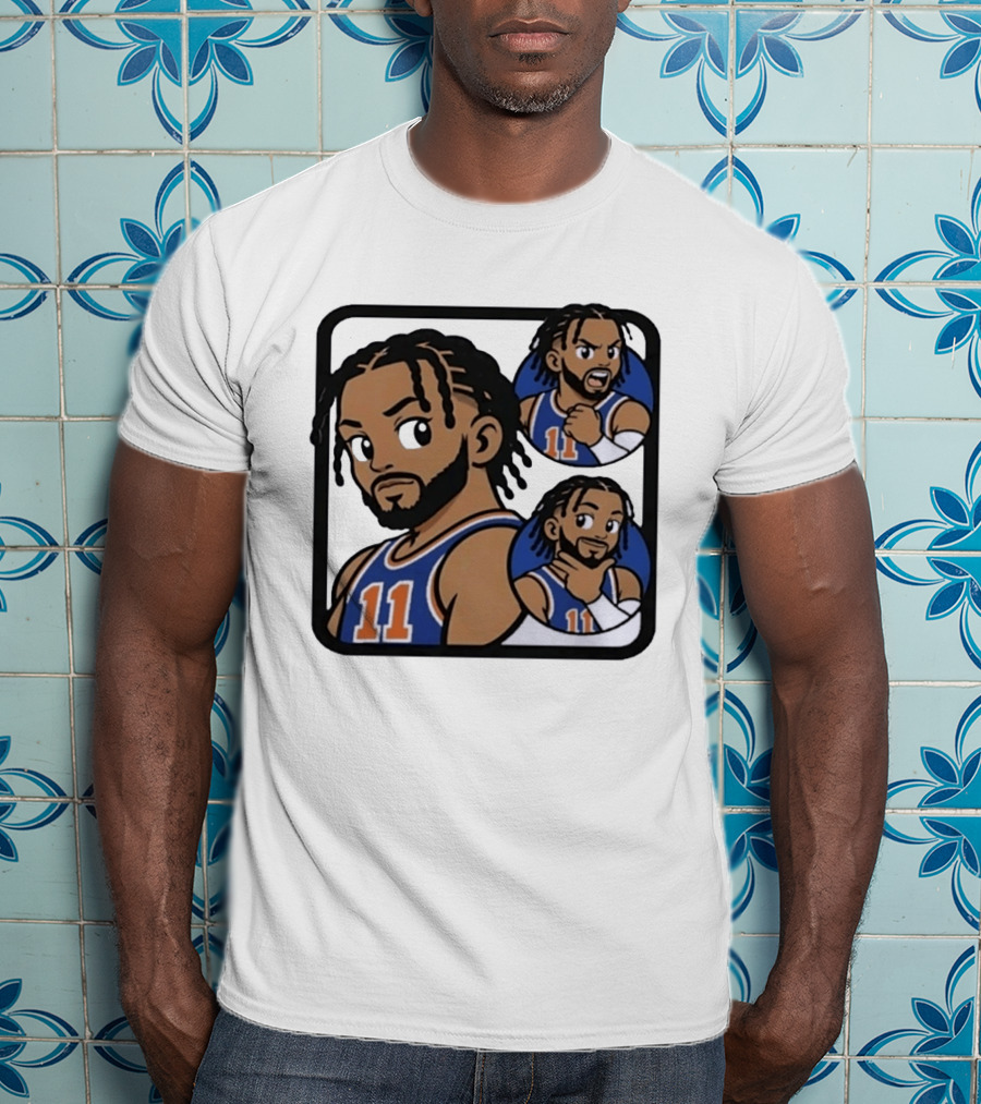 Jalen Brunson Anime Knicks Basketball 11 T-Shirt