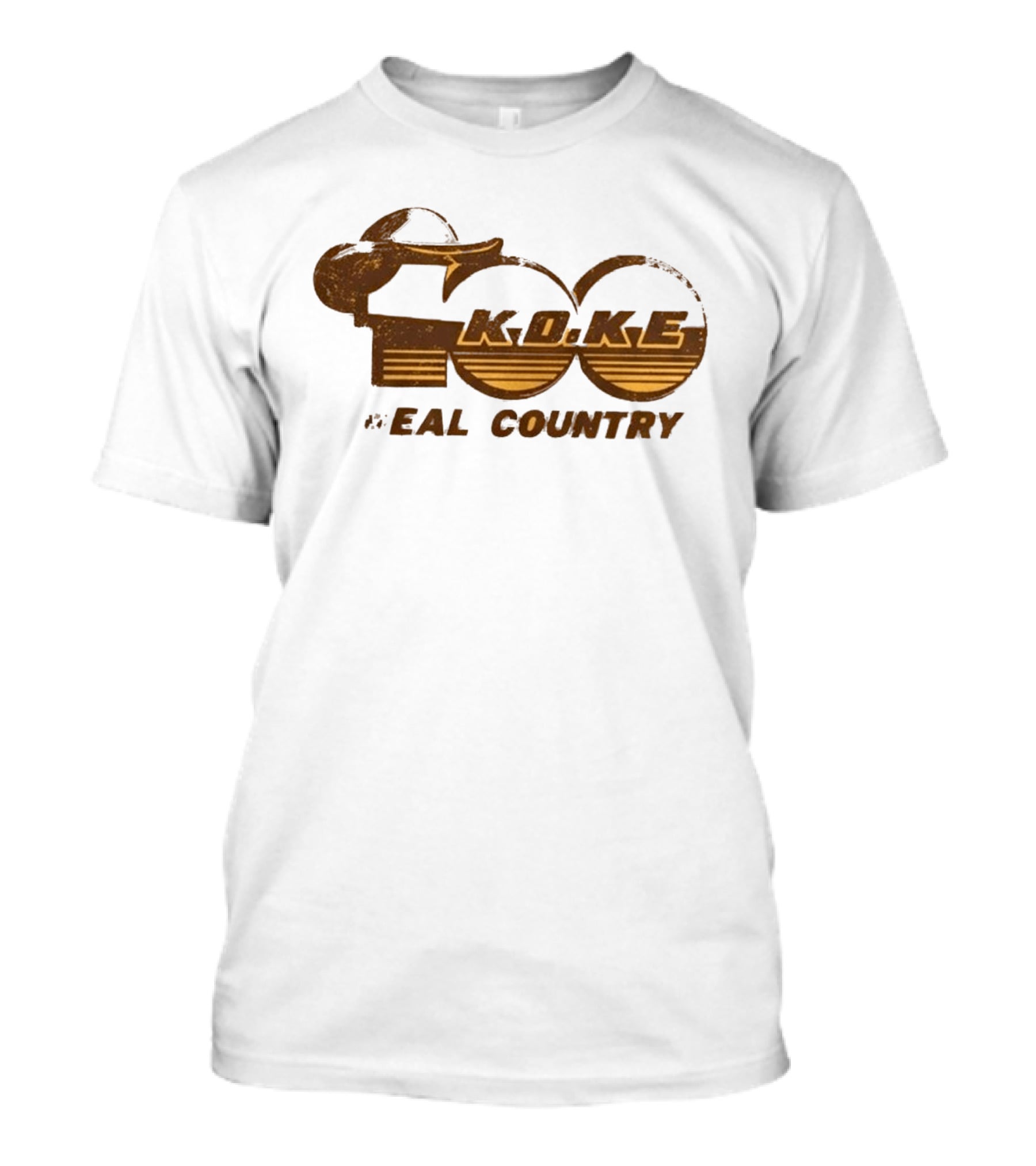 John Anderson KOKE FM Classic Real Country Music Promotion T-Shirt