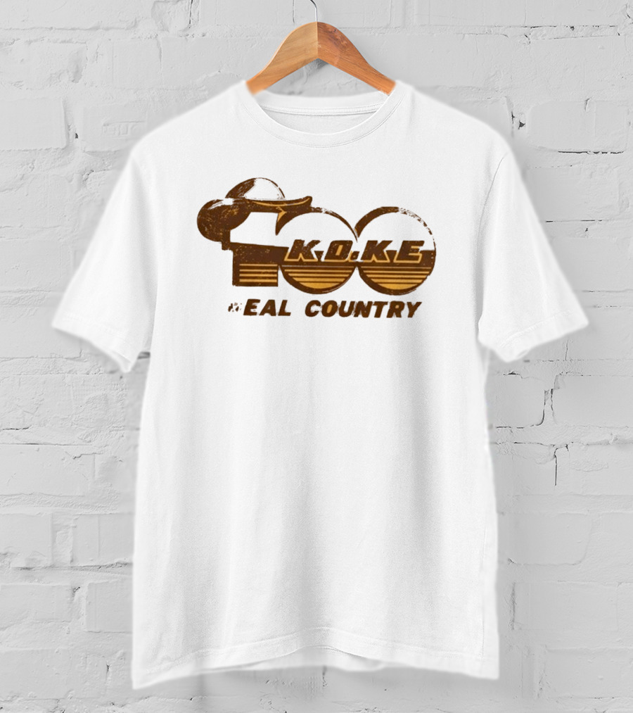 John Anderson KOKE FM Classic Real Country Music Promotion T-Shirt