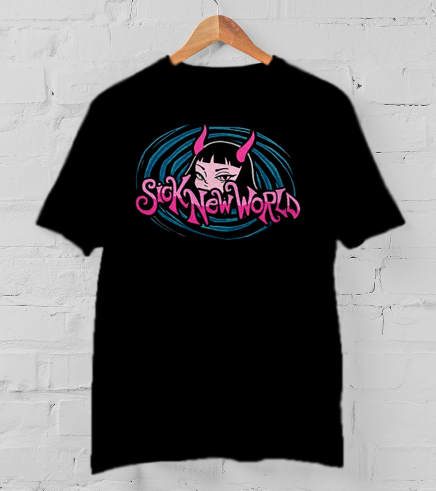 Sick New World 2026 Devil Girl Spiral Texas Motor Speedway Fort Worth October 24 T-Shirt