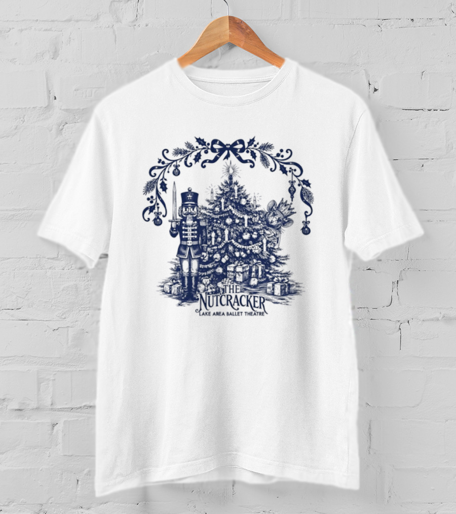 The Nutcracker Lake Area Ballet Theatre 2026 Christmas Performance Elegant T-Shirt