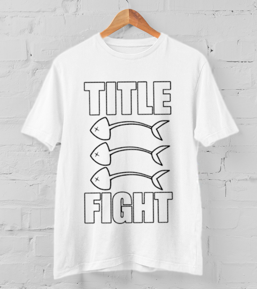 Title Fight Fish Bones Hardcore Punk Shoegaze T-Shirt