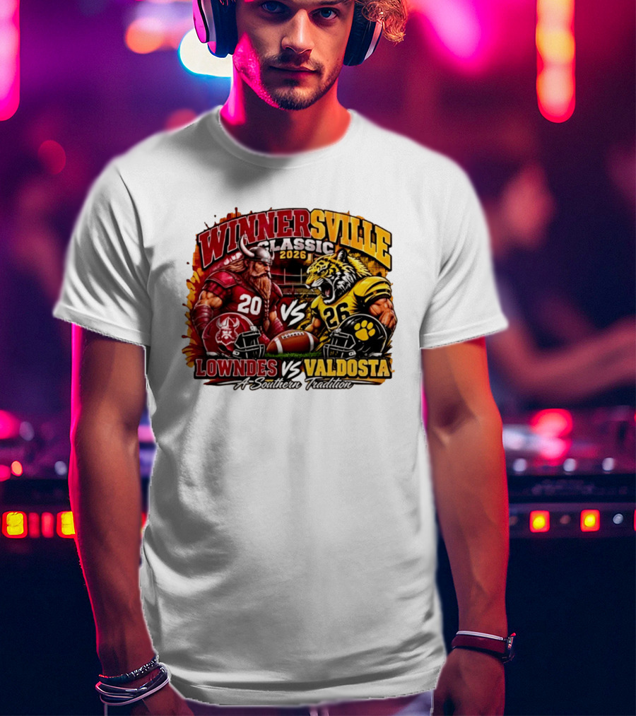 Winnersville Classic 2026 Lowndes Vs Valdosta A Southern Tradition Football Rivalry Clash T-Shirt