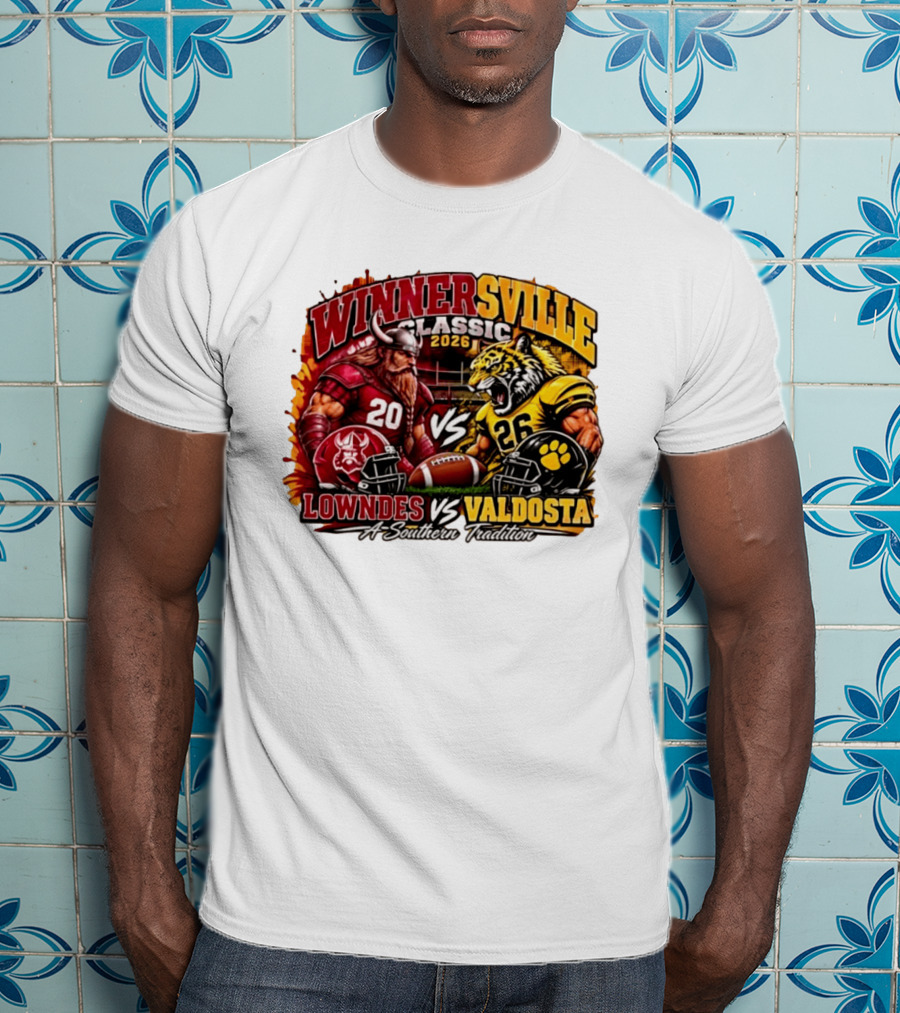 Winnersville Classic 2026 Lowndes Vs Valdosta A Southern Tradition Football Rivalry Clash T-Shirt