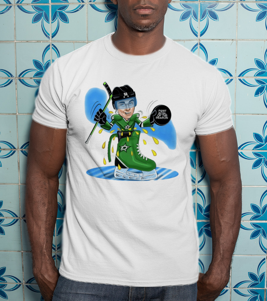 Wyatt Johnston Dallas Stars First Goal Of The Season 53 Hockey 2026 T-Shirt