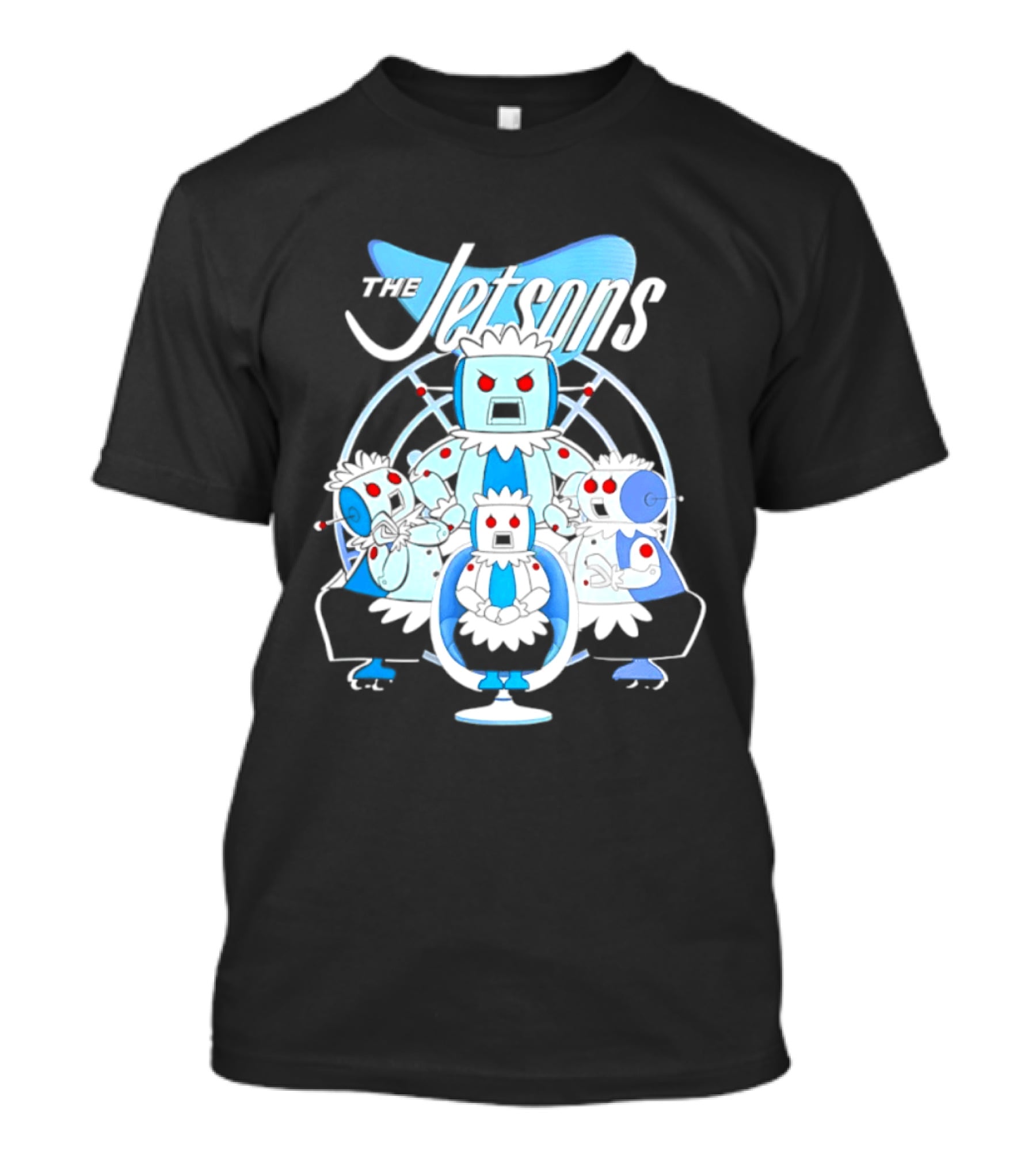 The Jetsons Rosie The Robot With Family T-Shirt