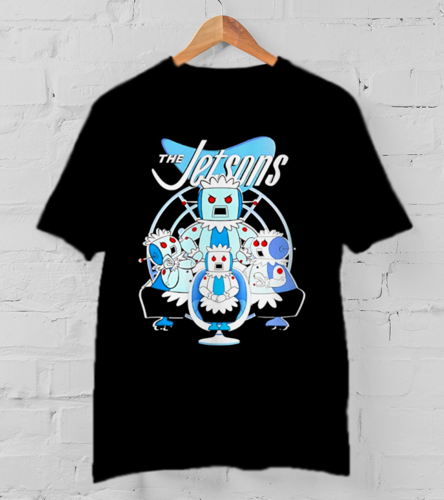 The Jetsons Rosie The Robot With Family T-Shirt