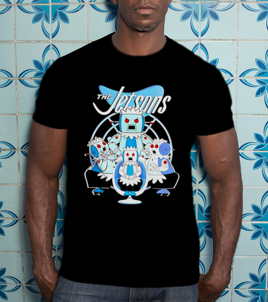 The Jetsons Rosie The Robot With Family T-Shirt
