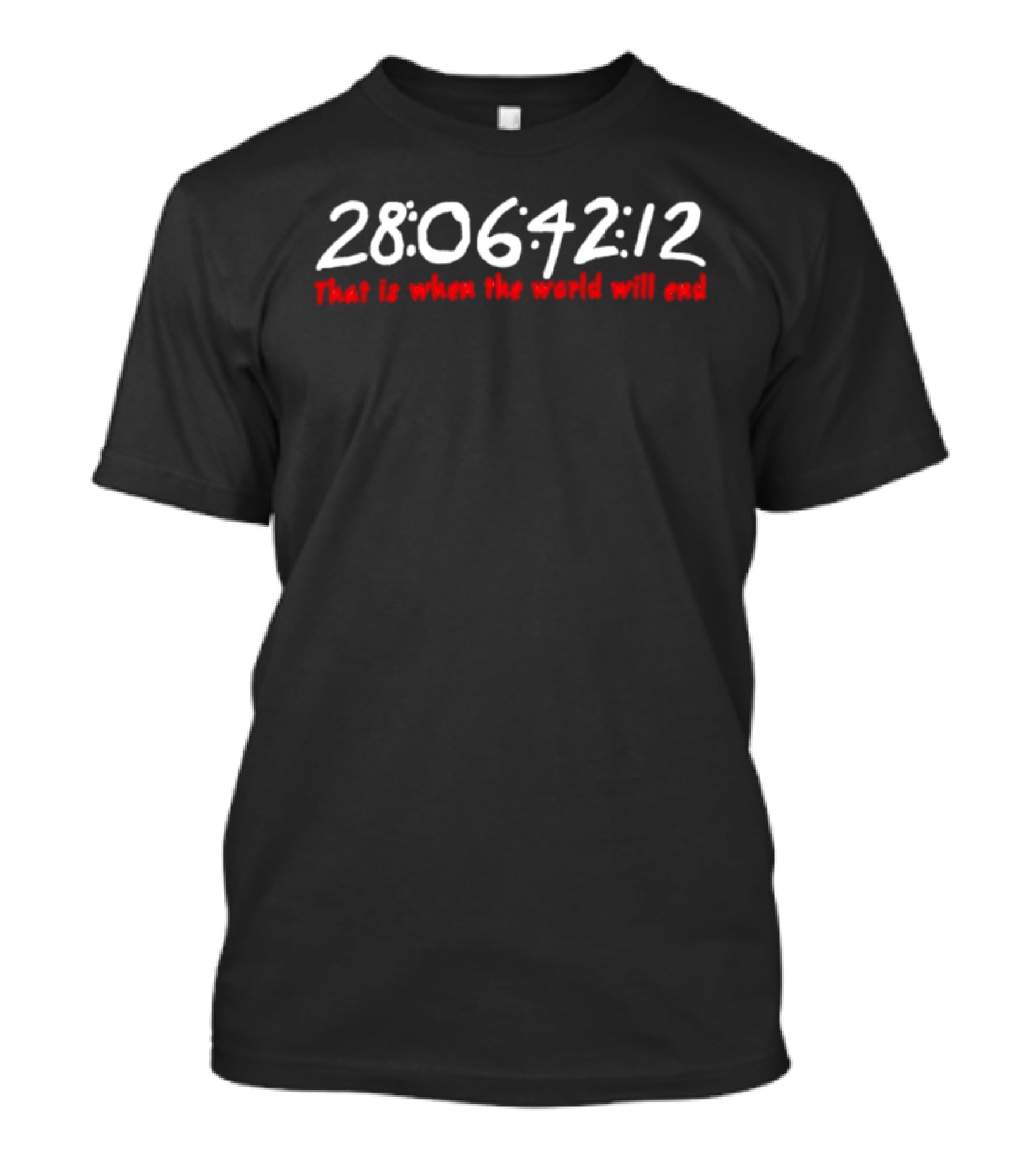 28 06 42 12 That Is When The World Will End Donnie Darko Countdown T-Shirt