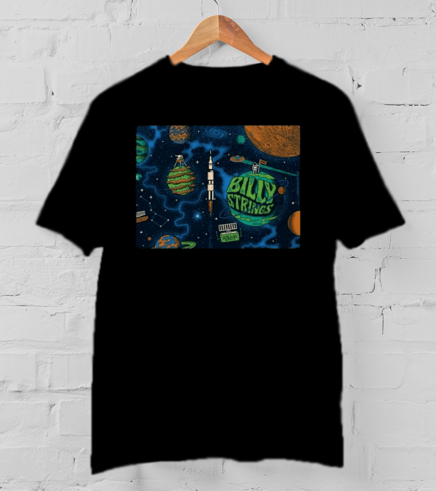Billy Strings Space Theme October 24 2026 Orion Amphitheater Huntsville AL T-Shirt