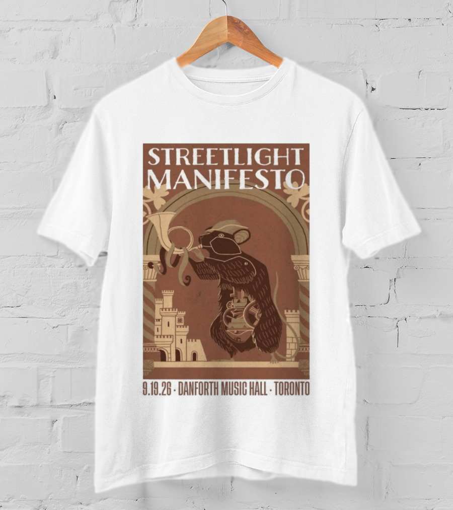 Streetlight Manifesto Toronto Ontario Concert 09.19.2026 T-Shirt